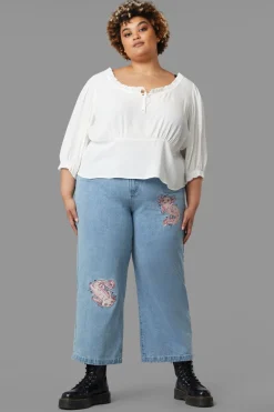 Curve Lily Pad Blouse