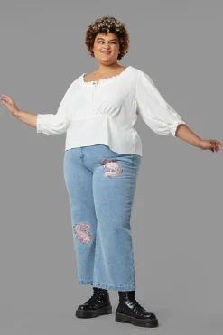 Curve Lily Pad Blouse