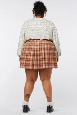 Curve Looking Glass Tartan Skirt