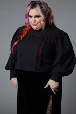 Curve Nadja Gothic Blouse