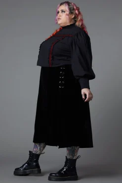 Curve Nadja Gothic Blouse