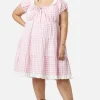 Curve Picnic Party Ruffle Dress
