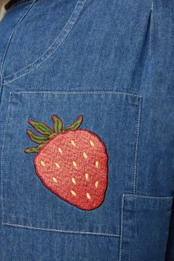 Curve Strawberry Patch Peg Leg Jean