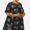 Curve Tarot Spread Print Dress
