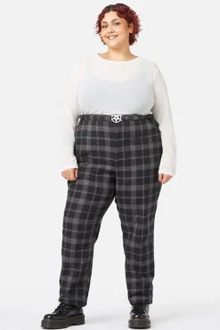 Curve Victoria Tartan Fitted Pants