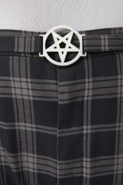 Curve Victoria Tartan Fitted Pants