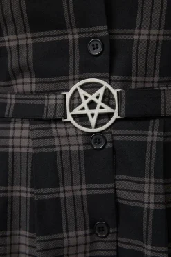 Curve Victoria Tartan Pleated Dress