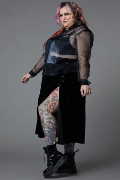 Curve X-Ray Print Blouse