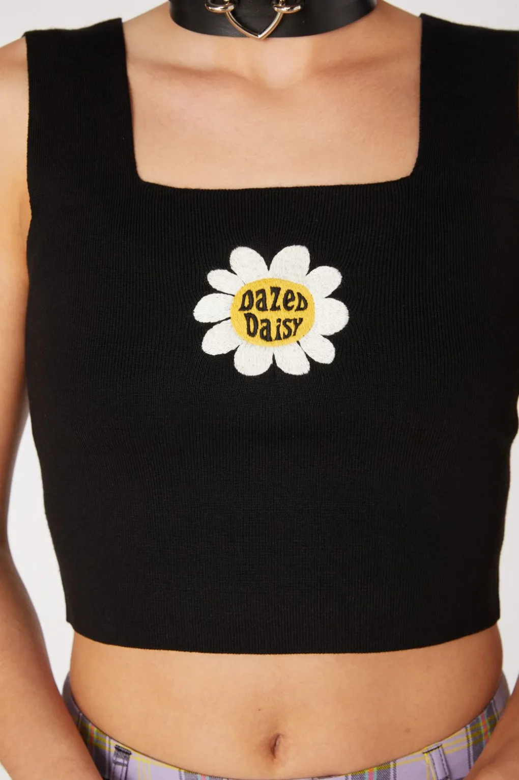 Daisy Sleeveless Rib Knit