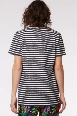 Dallas Stripes Ringer Tee