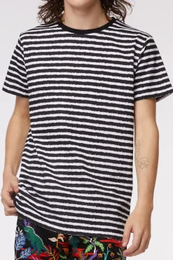 Dallas Stripes Ringer Tee