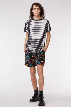 Dallas Stripes Ringer Tee