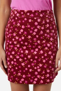 Danielle Ditsy Cord Skirt