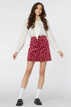 Danielle Ditsy Cord Skirt