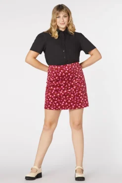 Danielle Ditsy Cord Skirt