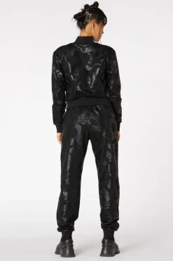 Dark Snake Print Sweater