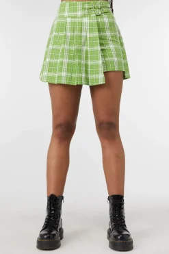 Dazed Tartan Buckle Skort