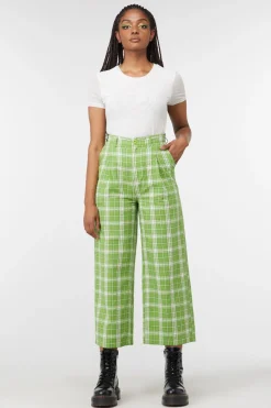 Dazed Tartan Wide Leg Pant