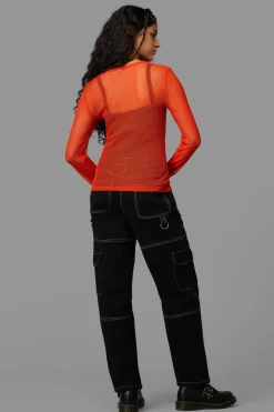 Dead Inside Mesh Top