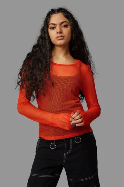 Dead Inside Mesh Top