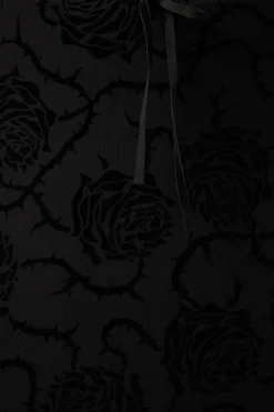 Decaying Days Flocked Mesh Skirt