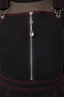 Defrauded Contrast Stitch Pinafore