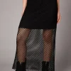 Delirious Long Mesh Skirt