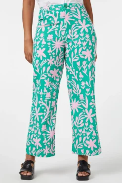 Della Floral Printed Jean