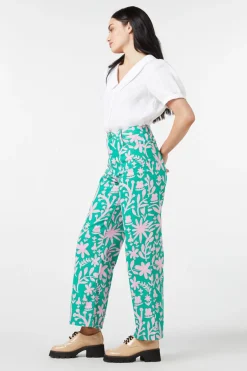 Della Floral Printed Jean