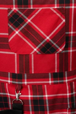 Demonic Tartan Pinafore