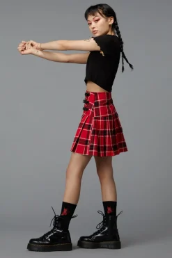 Demonic Tartan Skirt