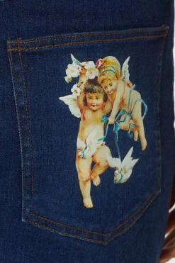 Denim Cherub Mini Skirt