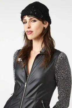 Destroyed U0026 Pierced Beanie