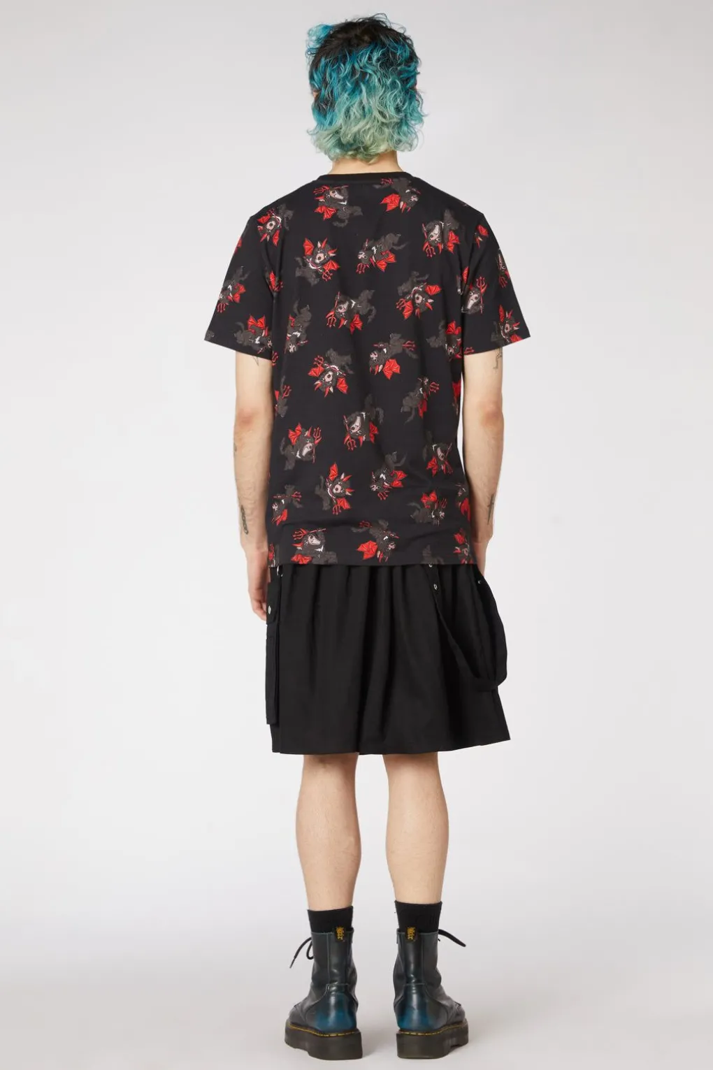 Devil Printed Cotton Tee