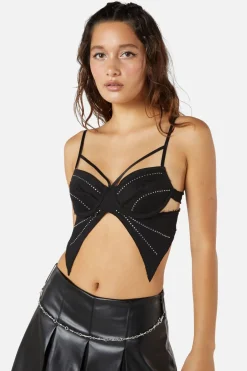 Diamante Butterfly Corset