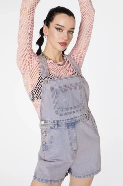 Dixie Denim Short Overall