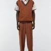 Dodo Houndstooth Knit Vest