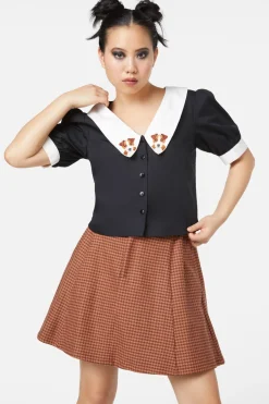 Dodo Houndstooth Skirt
