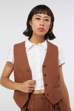 Dodo Houndstooth Vest