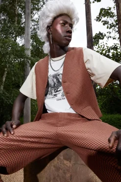 Dodo Houndstooth Vest