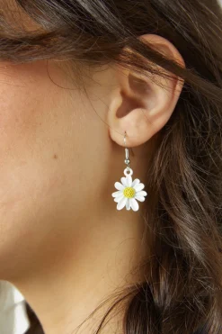Drop Daisy Earrings