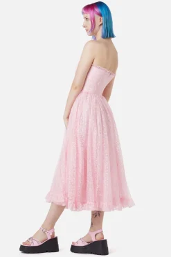 Elina Lace Trim Dress