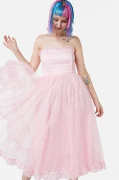 Elina Lace Trim Dress