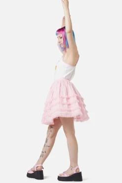 Elina Lace Trim Skirt