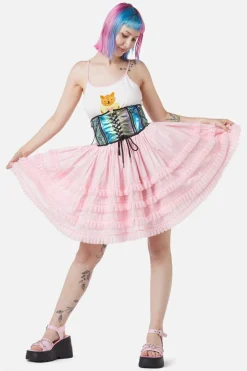 Elina Lace Trim Skirt