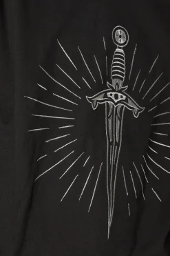 Embroidery Dagger Sweater