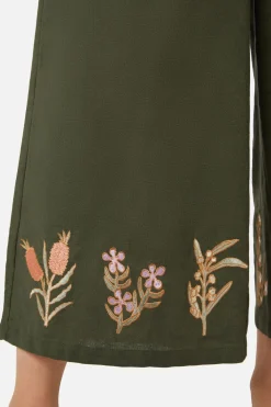 Enid Floral Emb Pant