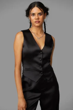 Enid Satin Vest