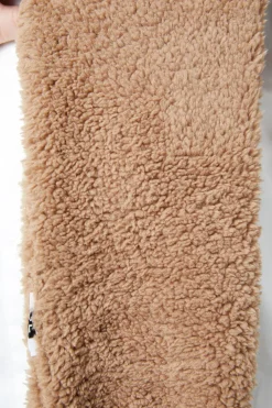 Faux Fur Bear Hat With Scarf