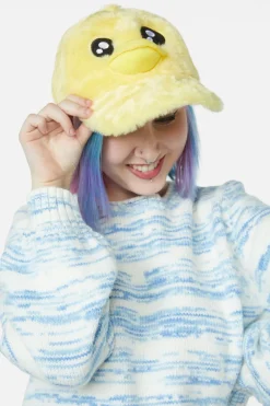 Faux Fur Duck Cap